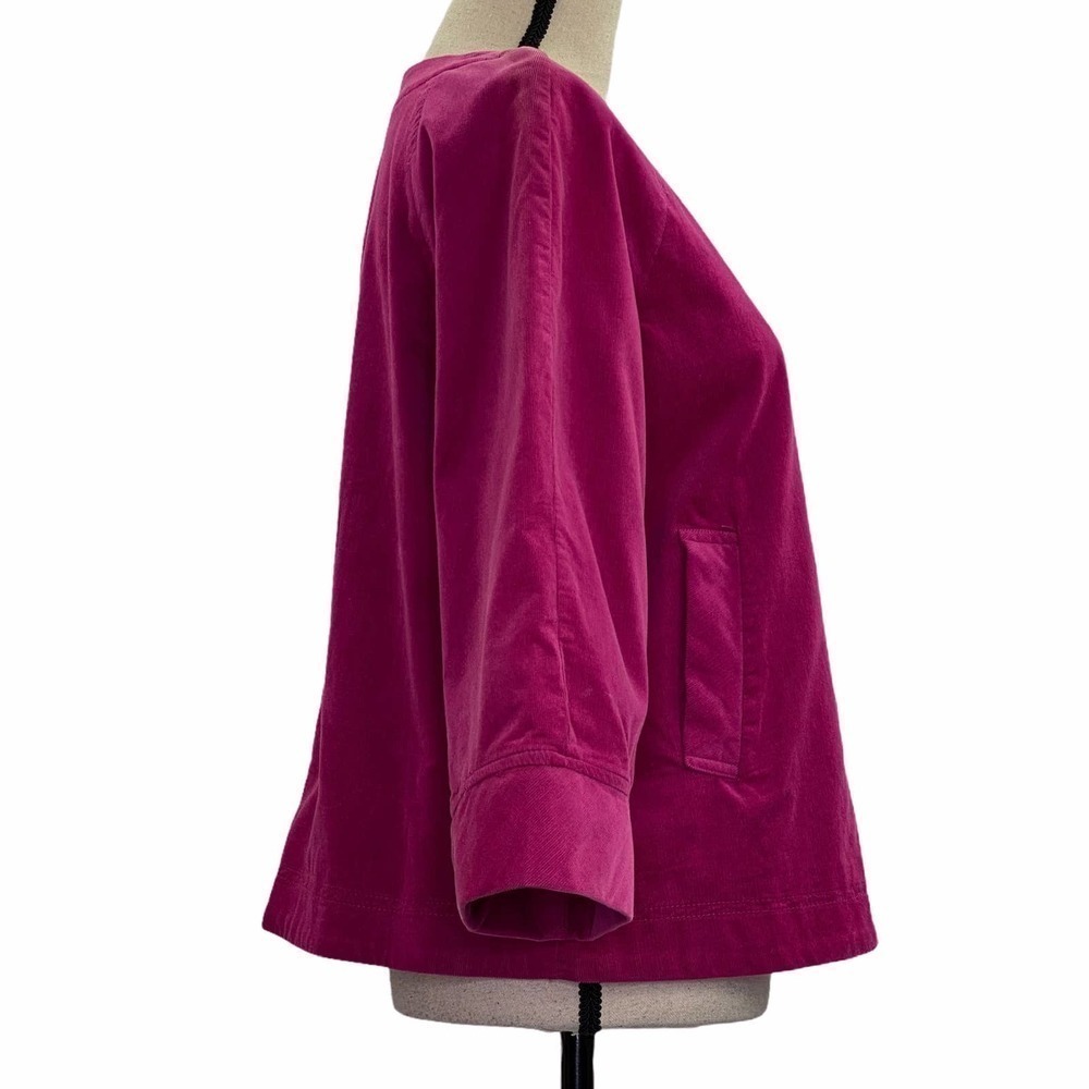 Madison Button Down Maroon Jacket Size Medium - image 6